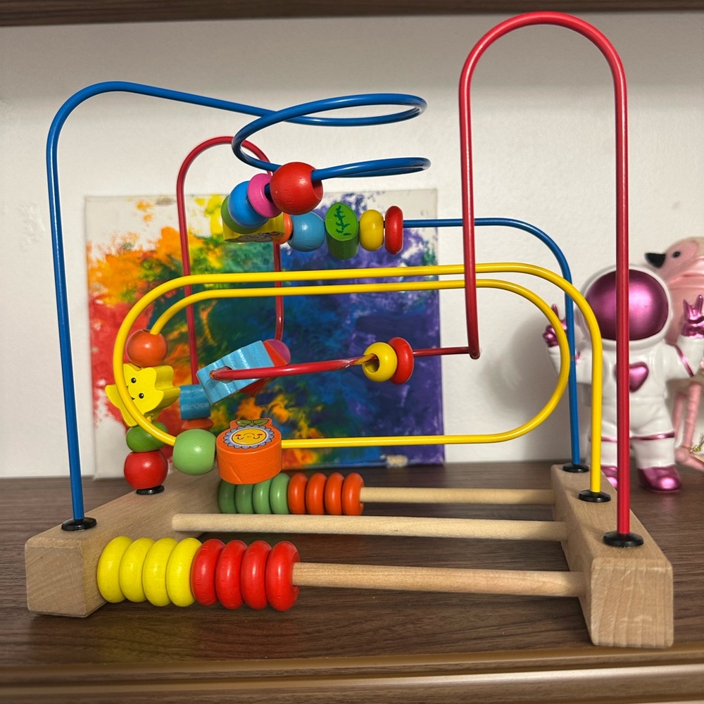 Colorful Bead Maze Activity Toy